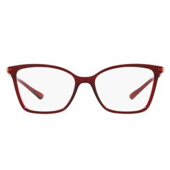 Armação de Óculos de Grau Feminina Jean Monnier Gatinho J83245 Cor Vermelho Translúcido