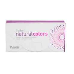 Lentes de Contato Solflex Natural Colors Cor Mel 1 Par