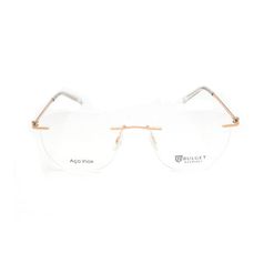 Armação de Óculos de Grau Feminina Bulget Retrô BG2156M Cor Dourado