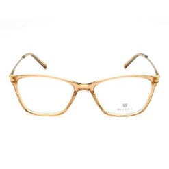 Armação de Óculos de Grau Feminina Bulget Quadrado BG7203 Cor Dourado