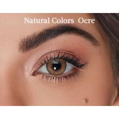 Lentes de Contato Solflex Natural Colors Cor Ocre 1 Par