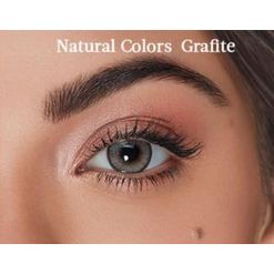 Lentes de Contato Solflex Natural Colors Cor Grafite 1 Par