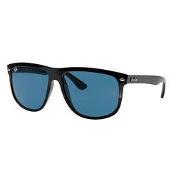 Óculos de Sol Unissex Ray-Ban Quadrado RB4147 Cor Preto e Azul