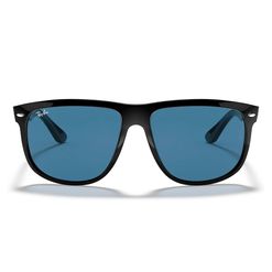 Óculos de Sol Unissex Ray-Ban Quadrado RB4147 Cor Preto e Azul