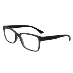 Armação de Óculos de Grau Masculino Tecnol Retangular TN3083 Cor Cinza Escuro