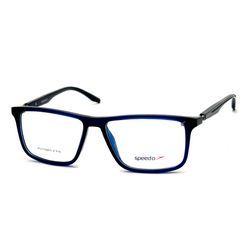 Armação de Óculos de Grau Masculino Speedo Quadrado SP6125I Cor Azul Translúcido
