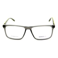 Armação de Óculos de Grau Unissex Speedo Quadrado SP6125I Cor Cinza e Amarelo