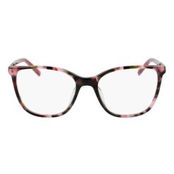 Armação de Óculos de Grau Feminina DKNY Gatinho DK5066 Cor Rose Tortoise