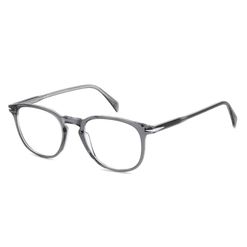 Armação de Óculos de Grau Masculino David Beckham Oval DB 1160 TX7 Cor Cinza
