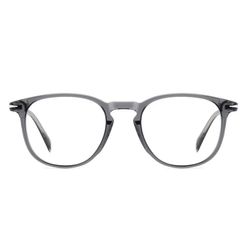 Armação de Óculos de Grau Masculino David Beckham Oval DB 1160 TX7 Cor Cinza