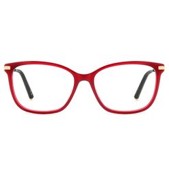Armação de Óculos de Grau Feminina Carolina Herrera Retangular Her 218 6K3 Cor Vermelho