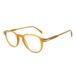 Armação de Óculos de Grau Masculino David Beckham Quadrado DB 1140 FMP Cor Amarelo