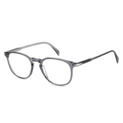Armação de Óculos de Grau Masculino David Beckham Oval DB 1160 807 Cor Cinza