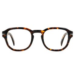 Armação de Óculos de Grau Masculino David Beckham Phantos DB 7106 86 Cor Marrom Mesclado