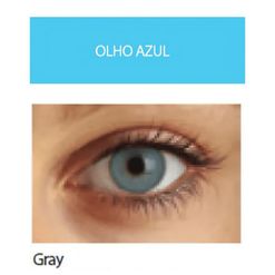 Lente de Contato Optima Natural Look Cor Grey - 1 Lente por Embalagem