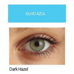 Lente de Contato Optima Natural Look Cor Dark Hazel - 1 Lente por Embalagem