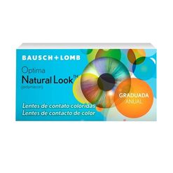 Lente de Contato Optima Natural Look Cor Dark Green - 1 Lente por Embalagem