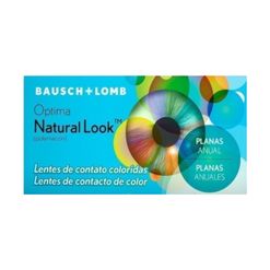 Lentes de Contato Optima Natural Look Cor Hazel 1 Par