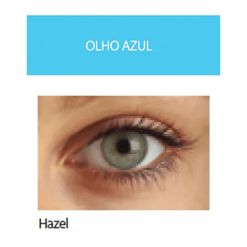 Lentes de Contato Optima Natural Look Cor Hazel 1 Par