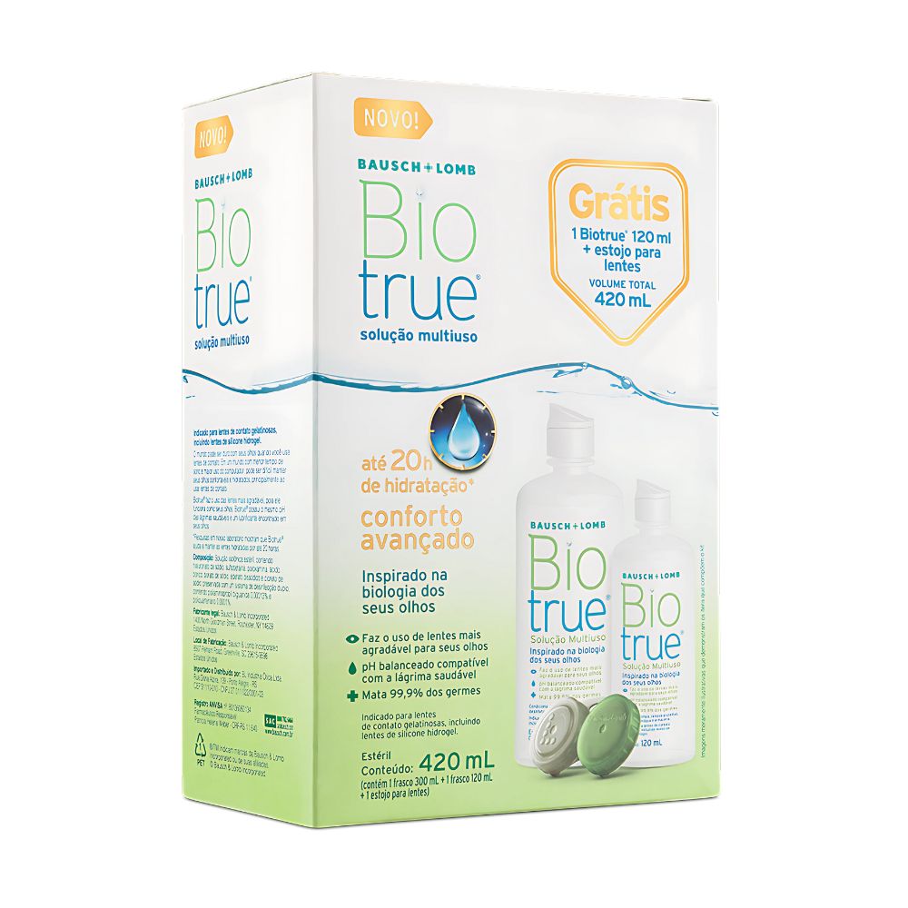 Solução Multiuso Biotrue | Hidratação e Proteção - Óticas Diniz | Loja ...