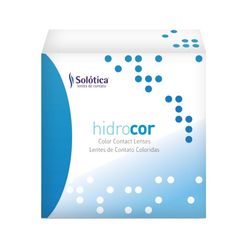 Kit de Lentes de Contato Hidrocor Anual Cor Safira 1 Par