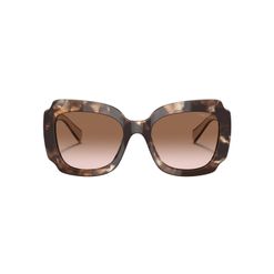 Óculos de Sol Feminino Prada Quadrado PR 16YS Cor Marrom