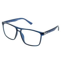 Armação de Óculos de Grau Masculino Dii Collection 2 9007 ECO Quadrado Cor Azul Cristal