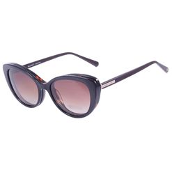 Armação de Óculos de Grau Feminina Bulget Gatinho BG7156 Cor Demi Marrom