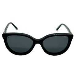 Armação de Óculos de Grau com Clipon Feminina Bulget Retrô BG6436 Cor Preto Brilho