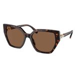 Óculos de Sol Feminino Swarovski Gatinho SK6016 Cor Dark Tortoise