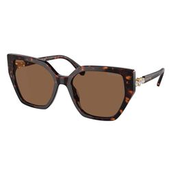 Óculos de Sol Feminino Swarovski Gatinho SK6016 Cor Dark Tortoise