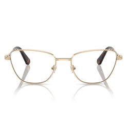 Armação de Óculos de Grau Feminina Swarovski Gatinho SK1018 Cor Pale Gold