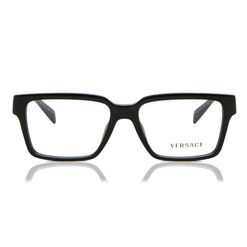 Armação de Óculos de Grau Masculino Versace Retangular VE3339U Cor Preto