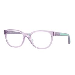 Armação de Óculos de Grau Infantil Vogue Junior Quadrado VY2033 Cor Lilás Transparente
