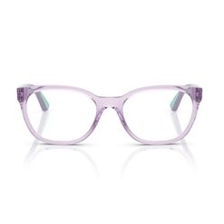Armação de Óculos de Grau Infantil Vogue Junior Quadrado VY2033 Cor Lilás Transparente