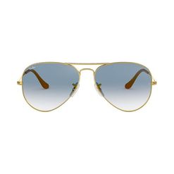 Óculos de sol Unissex Ray Ban Aviador RB3025L Cor Dourado Arista Tamanho 58