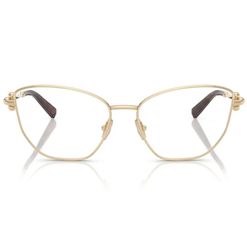 Armação de Óculos de Grau Feminina Tiffany Gatinho TF1166 Cor Pale Gold