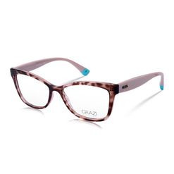 Armação de Óculos de Grau Feminina Grazi Gatinho GZ3113 Cor Rosa